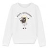Sweat-shirt Enfant Bio humour complotiste mouton nous sachons