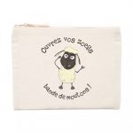 Pochette Coton Recyclé humour conspiration ouvrez vos zoeils bande de moutons