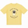 T-shirt Unigenre Bio Oversize humour conspiration ouvrez vos zoeils bande de moutons
