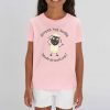 T-shirt Enfant Bio humour conspiration ouvrez vos zoeils bande de moutons
