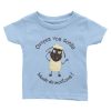 T-shirt bébé humour conspiration ouvrez vos zoeils bande de moutons
