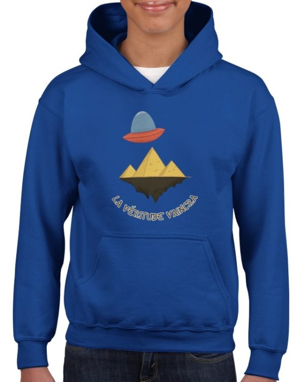 sweat-enfant-bleu-humour-platiste-conspiration-extraterrestre-pyramide
