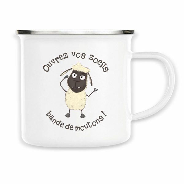 Mug Emaillé Mouton Vigilant