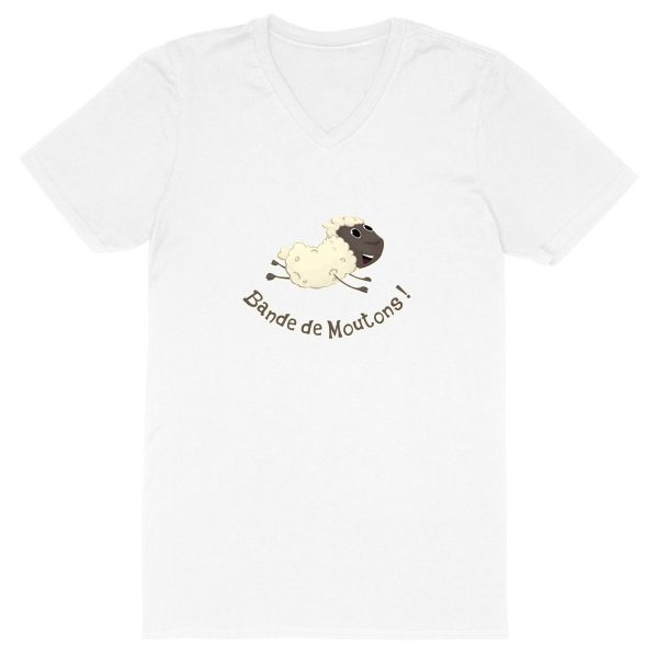 T-shirt Homme Col V Bio Mouton