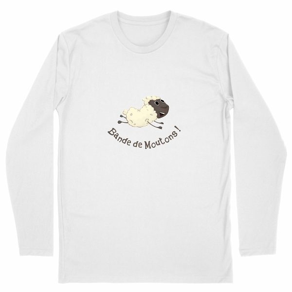 T-shirt Homme Bio à Manches Longues Mouton