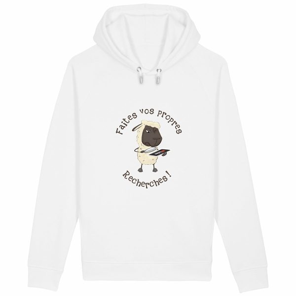Sweat à Capuche Unisexe Bio Mouton Chercheur 03