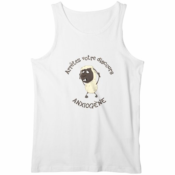 Débardeur Homme Bio Mouton Anxieux