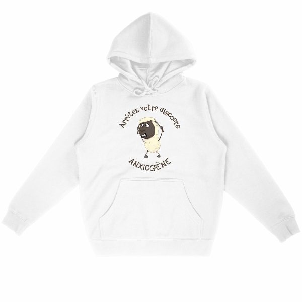 Sweat à Capuche Unigenre Bio Mouton Anxieux 02