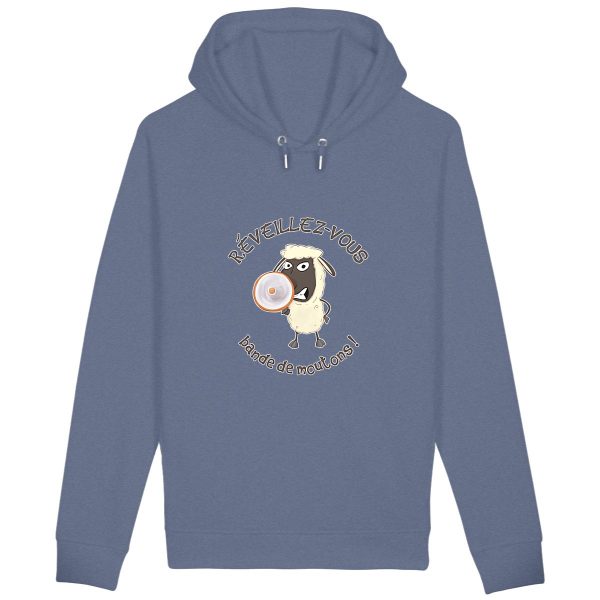 Sweat à Capuche Unigenre Bio Mouton Réveil 03