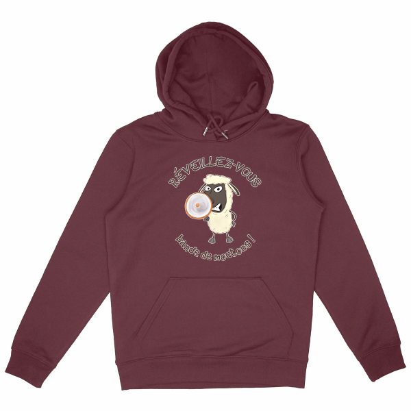 Sweat à Capuche Unigenre Bio Mouton Réveil 01