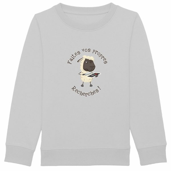 Sweat-shirt Enfant Bio Mouton Chercheur