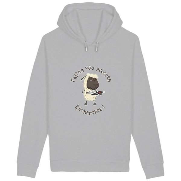 Sweat à Capuche Unisexe Bio Mouton Chercheur 03