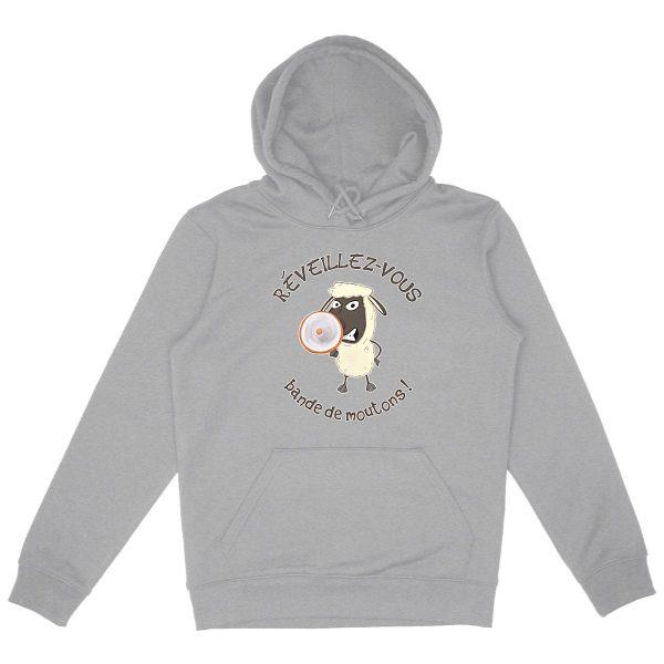 Sweat à Capuche Unigenre Bio Mouton Réveil 01