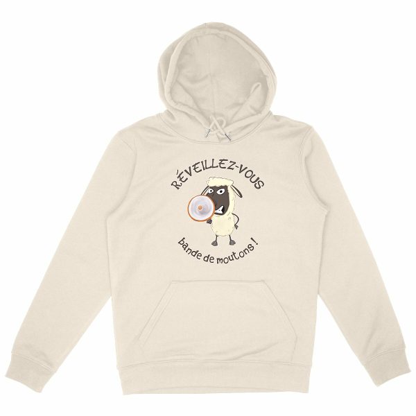 Sweat à Capuche Unigenre Bio Mouton Réveil 01