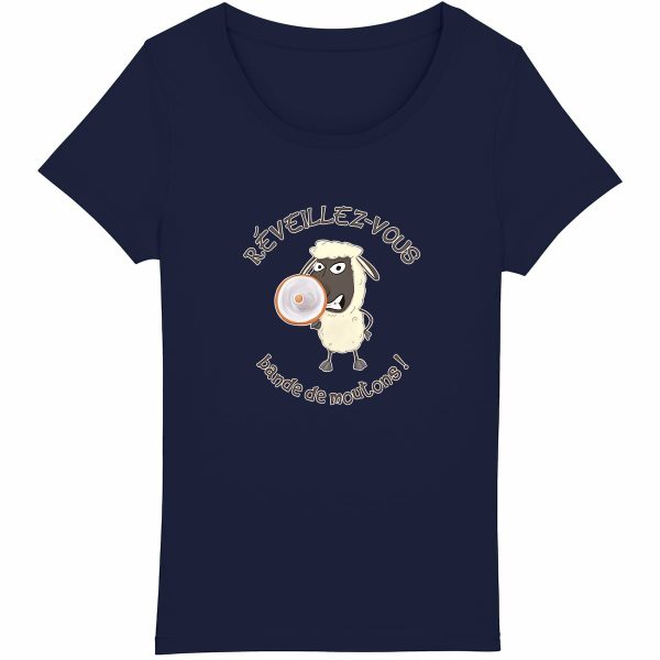 T-shirt Femme Bio Mouton Réveil