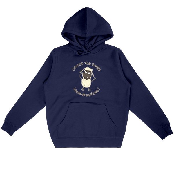 Sweat à Capuche Unigenre Bio Mouton Vigilant 02