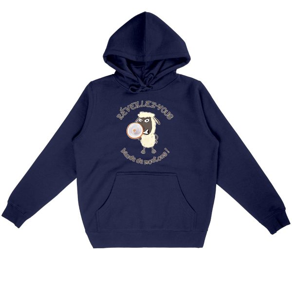 Sweat à Capuche Unigenre Bio Mouton Réveil 02