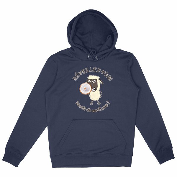 Sweat à Capuche Unigenre Bio Mouton Réveil 01