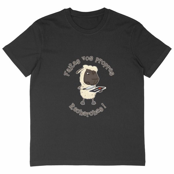 T-shirt Unisexe Bio Oversize Mouton Chercheur