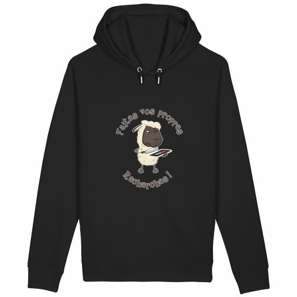 Sweat à Capuche Unisexe Bio Mouton Chercheur 03