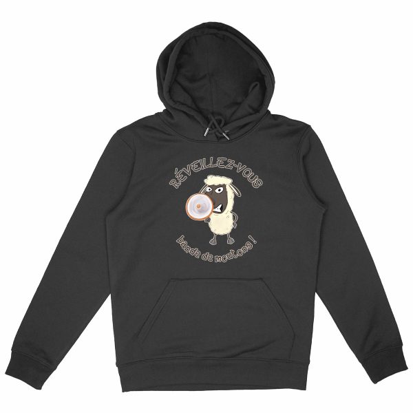 Sweat à Capuche Unigenre Bio Mouton Réveil 01
