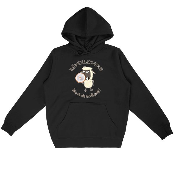 Sweat à Capuche Unigenre Bio Mouton Réveil 02