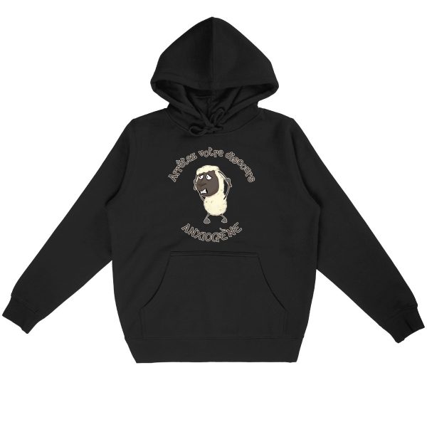 Sweat à Capuche Unigenre Bio Mouton Anxieux 02